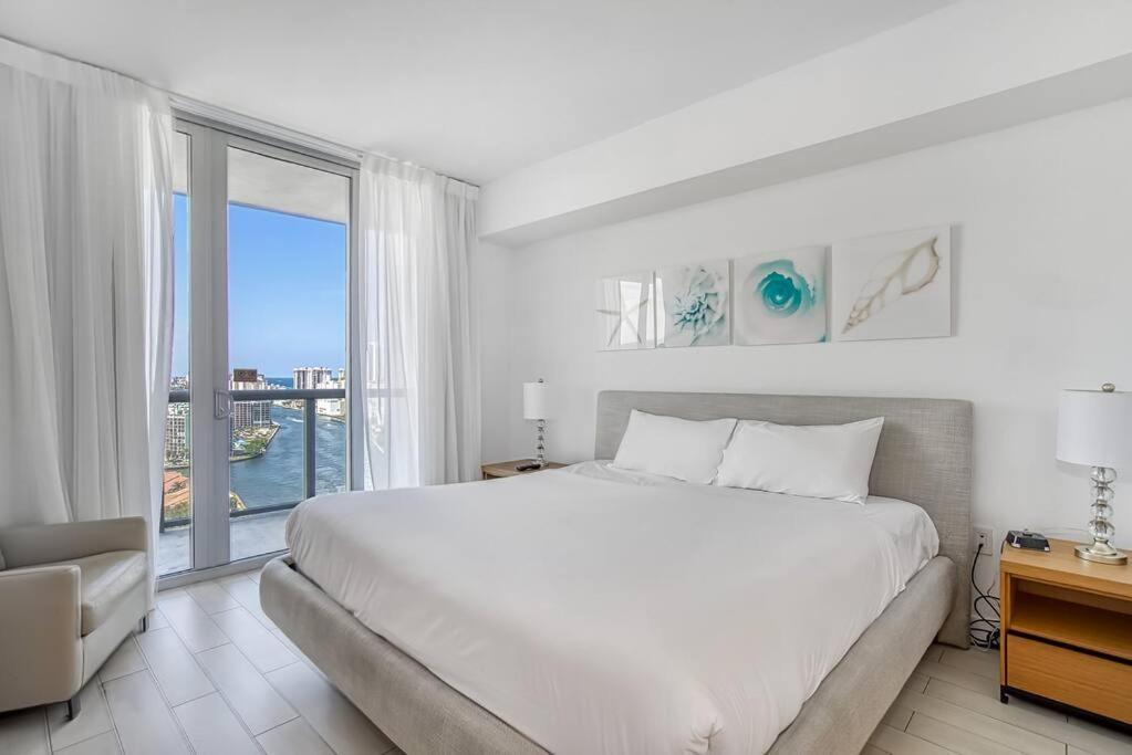 High-Floor Oceanview Apartment Hallandale Beach Dış mekan fotoğraf