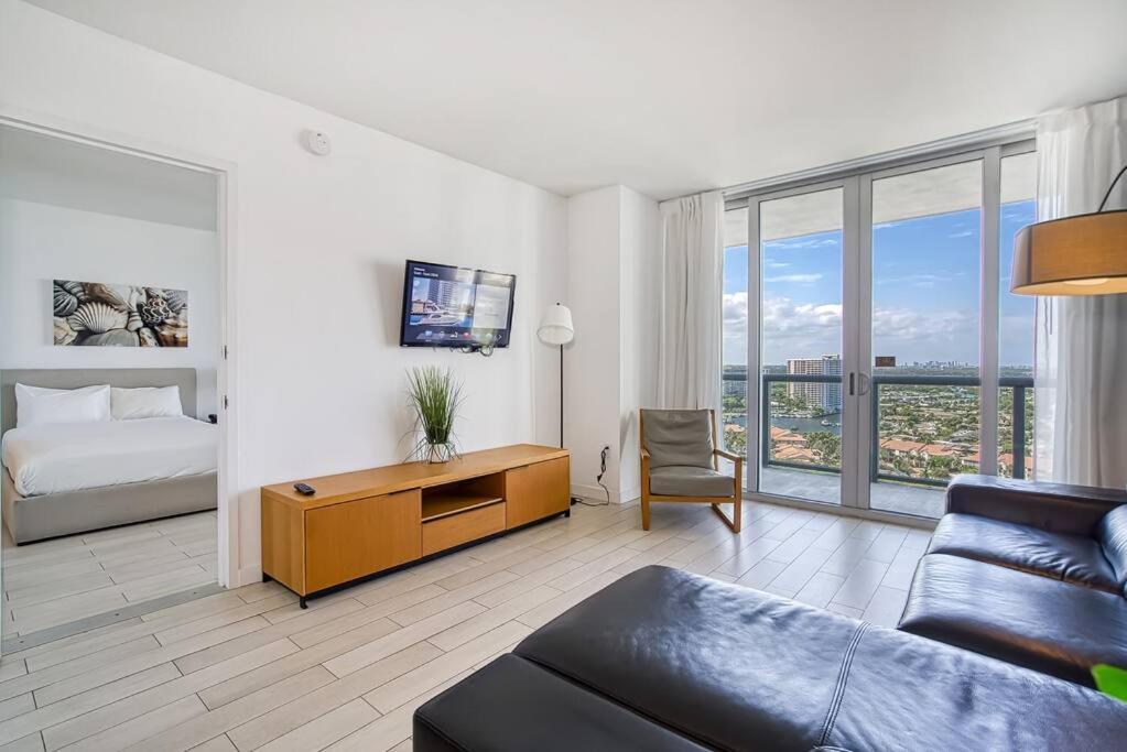 High-Floor Oceanview Apartment Hallandale Beach Dış mekan fotoğraf
